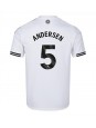 Billige Fulham Joachim Andersen #5 Hjemmedrakt 2025-26 Kortermet
